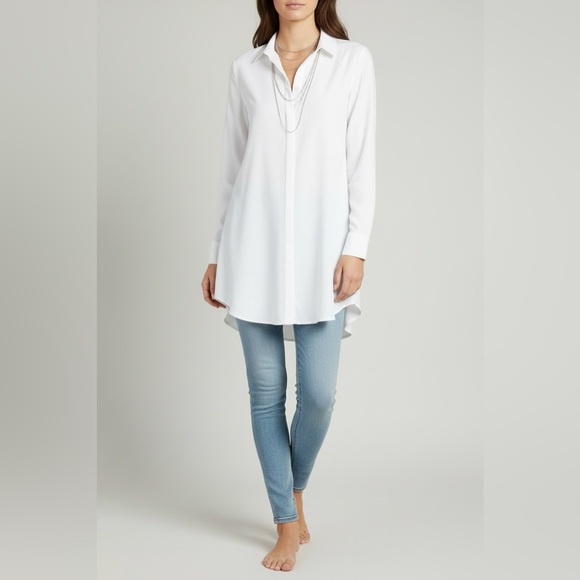 Banana Republic Tops - Banana Republic Parker Fit Tall Button-Down Shirt – Tencel Lyocell